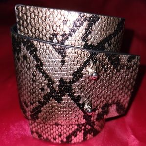 Snakeskin wrap bracelet